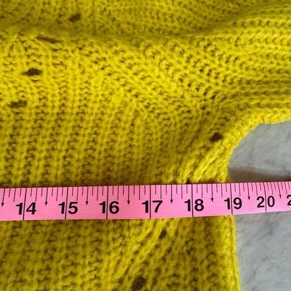 Gap Brushed Wool/alpaca Blend Pointelle Crewneck Sweater size S - Picture 7 of 8